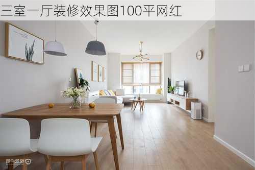 三室一厅装修效果图100平网红