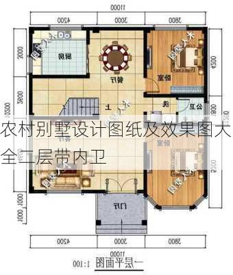 农村别墅设计图纸及效果图大全二层带内卫