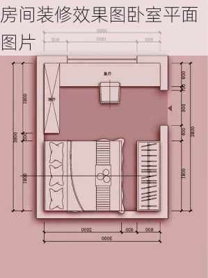 房间装修效果图卧室平面图片