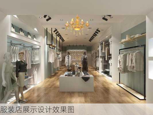 服装店展示设计效果图