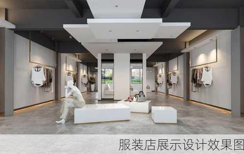 服装店展示设计效果图