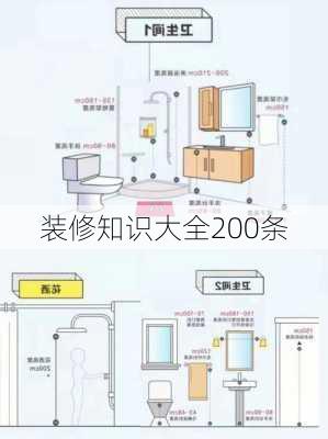 装修知识大全200条