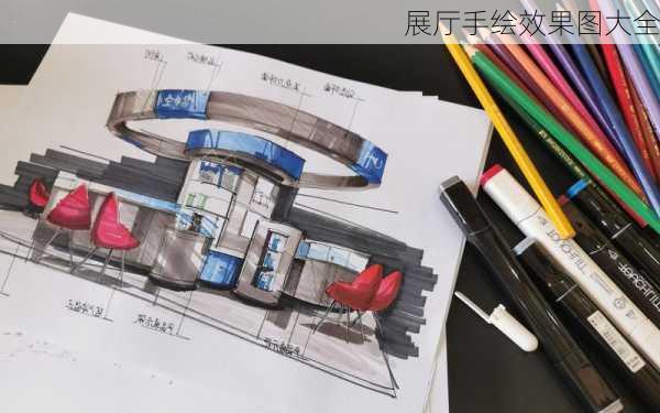 展厅手绘效果图大全