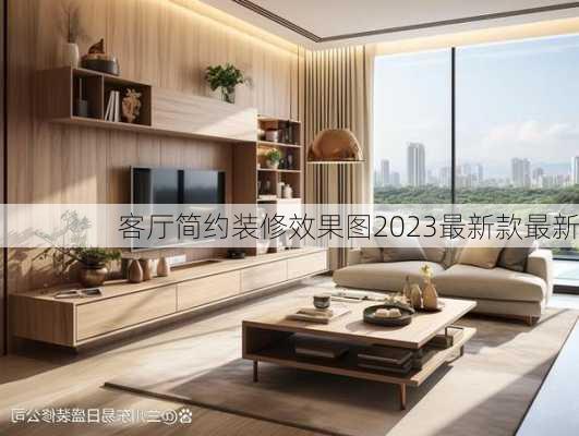 客厅简约装修效果图2023最新款最新