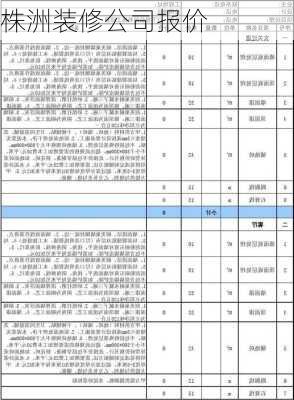 株洲装修公司报价