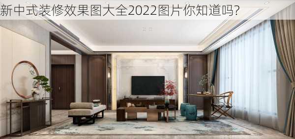 新中式装修效果图大全2022图片你知道吗?