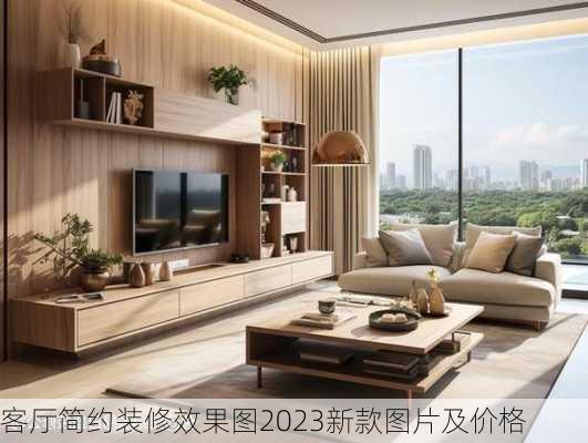 客厅简约装修效果图2023新款图片及价格