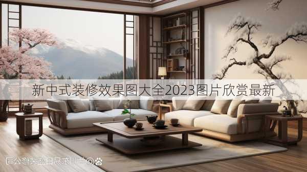 新中式装修效果图大全2023图片欣赏最新