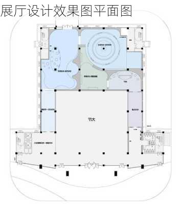 展厅设计效果图平面图