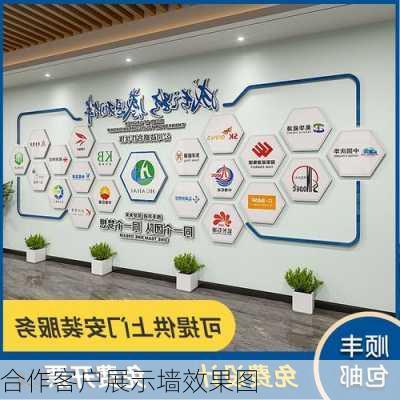 合作客户展示墙效果图