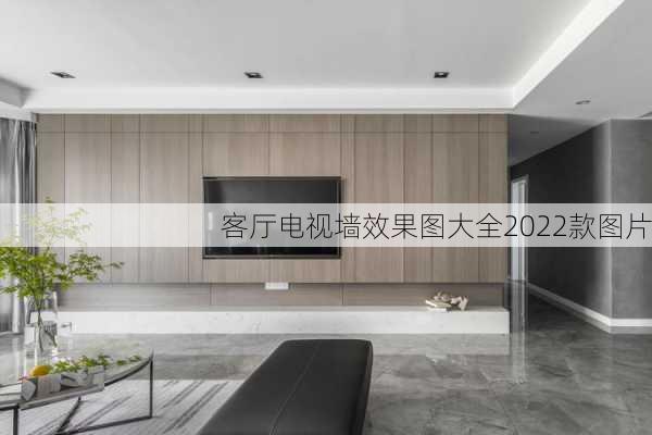 客厅电视墙效果图大全2022款图片