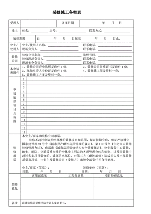 杭州厂房装修备案需要什么材料