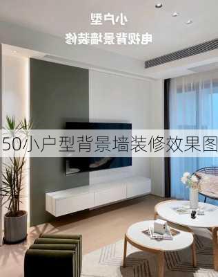 50小户型背景墙装修效果图