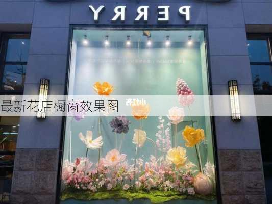 最新花店橱窗效果图