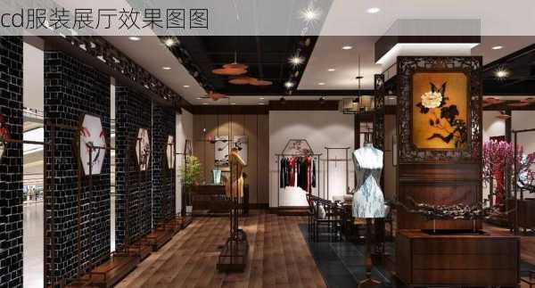 cd服装展厅效果图图