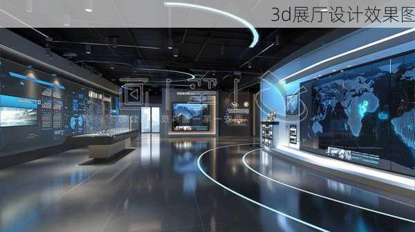 3d展厅设计效果图